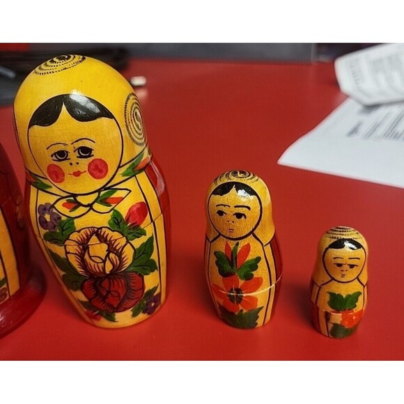 Hand Painted Russian Matryoshka Nesting Replacement Dolls - Picture 3 of 8
